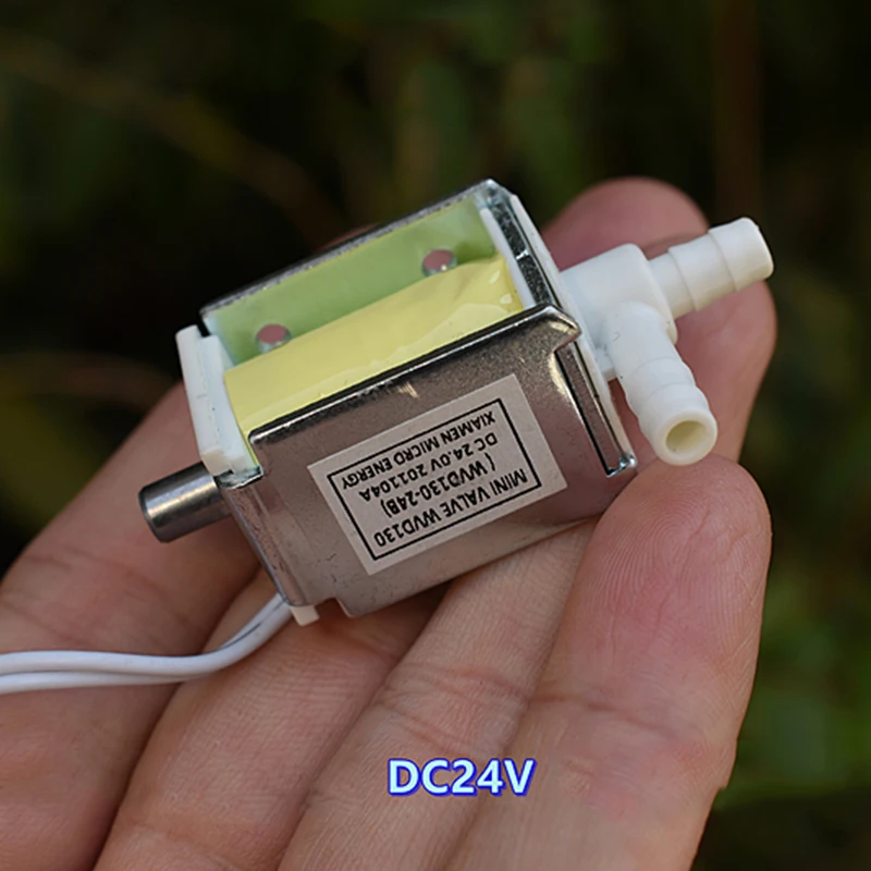 Mini Electric Solenoid Valve DC 24V 2-Position 3-Way N/O N/C Electromagnetic Air Valve Flow Control for Massager Coffee Machines