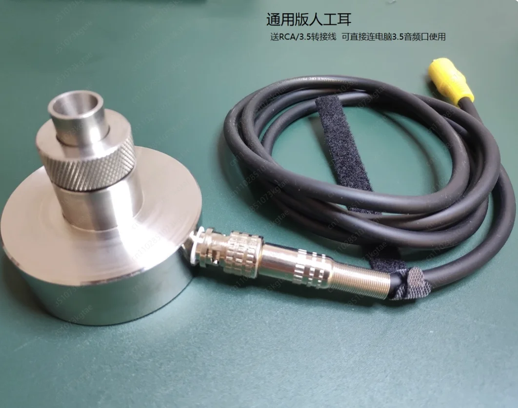 Headphone test Headphone frequency response meter iec711 artificial ear front enlarged version
