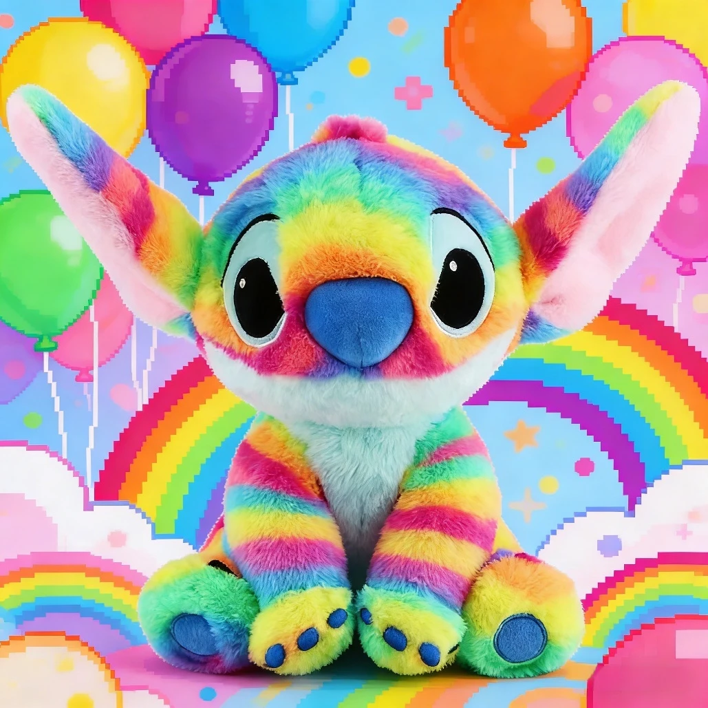 

Новая мягкая игрушка Disney Lilo & Stitch, 30 см, плюшевая подушка-софа Стич, набивная кукла для детей, девочек, подарок для сна, коллекционная аниме-игрушка