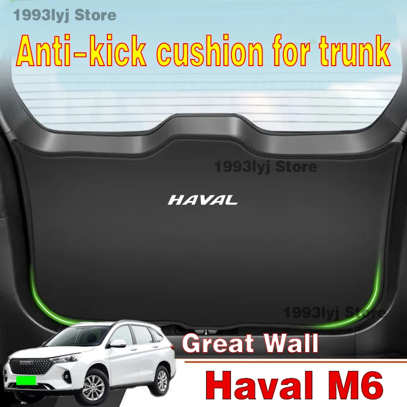 Tapis de voiture pour Great Wall Haval M6 Plus, coussin anti-rika pour accessoires de coffre, coussin de protection tous temps et anti-poussière
