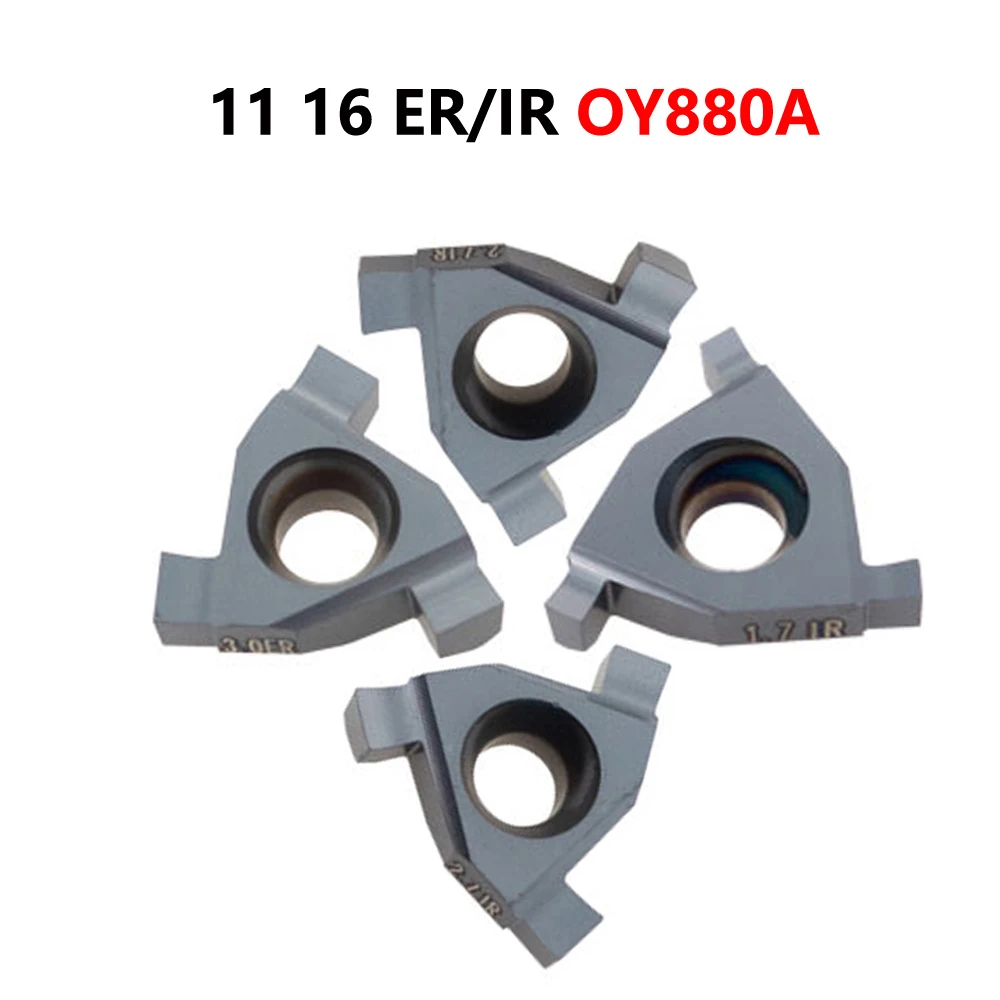 

OYYU 11IR 16ER 16IR 11 16 ER IR 0.7mm 0.8 0.9 1.0 1.2 1.3 1.4 1.5 1.8 2.0 2.1 2.5 3.0 OY880A Carbide Inserts CNC Blade Tools