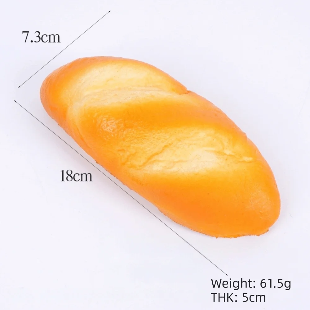 Realistic Soft Simulation Bread Stress Relief PU Squeeze Stress Waffle Biscuit Pineapple Bun Squeeze Photography Props