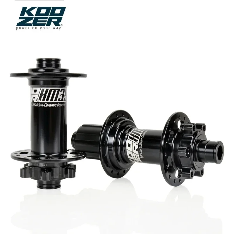 Koozer XM390 Boost Ceramic Special Edition MTB Bicycle Hub 32H CR-MO Steel Axle 5x141 QR 15x110 12x148 HG  XD MS 10 11 12s THRU