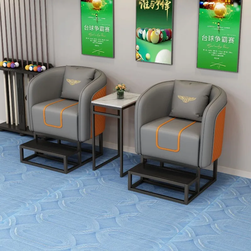 Sofa table and chairs, game viewing sofa coffee table combination, self-service billiard chair
