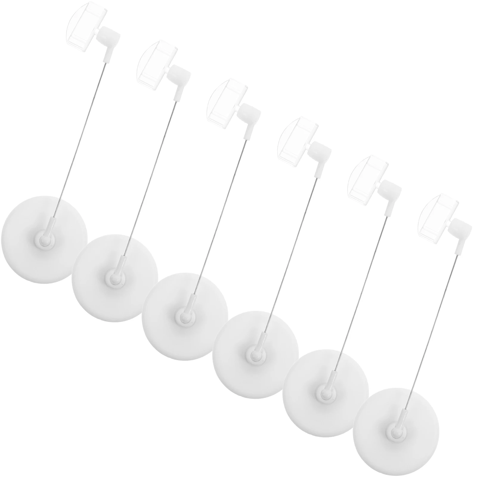 

6 Pcs Wedding Number Table Desktop Message Clips Multi Function Picture Memo St Place Card Photo Card Holder Seat Number Holder