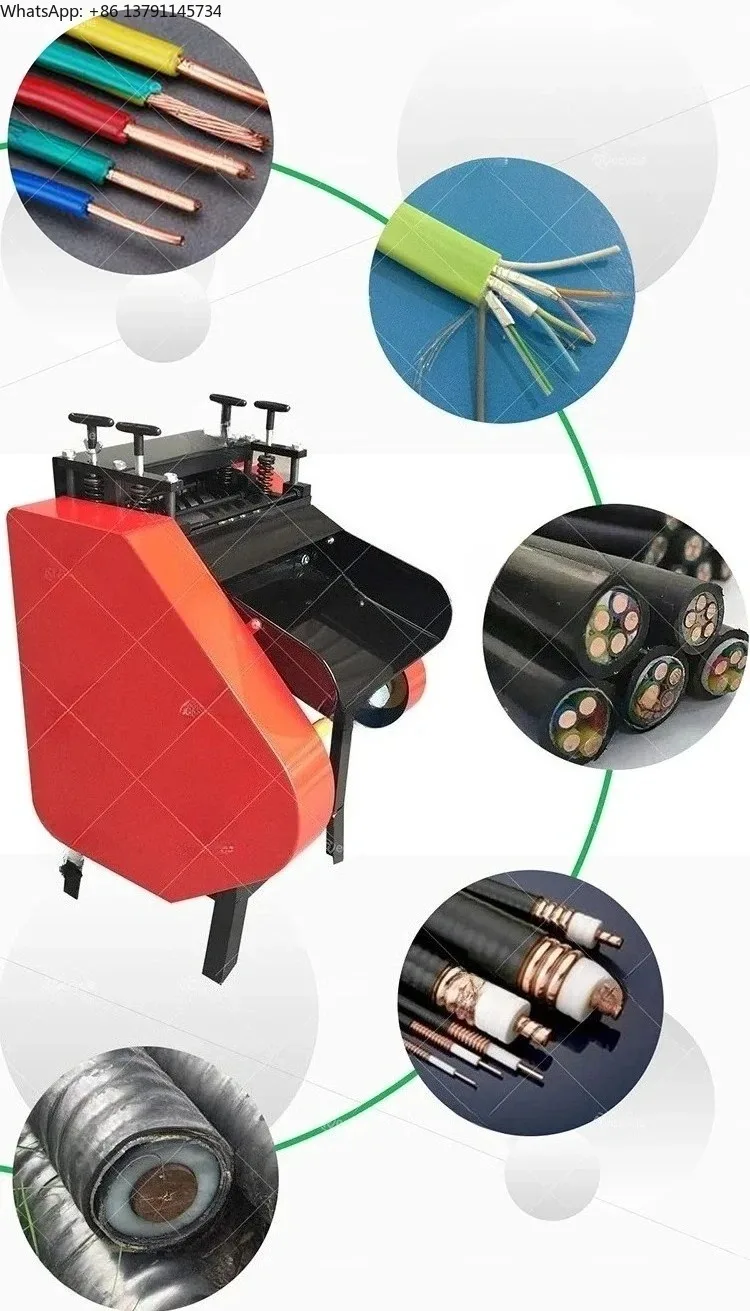 Cable Stripper Automatic Wire Stripping Machine /Copper Cable Recycling Machine For Purity Copper Recycling