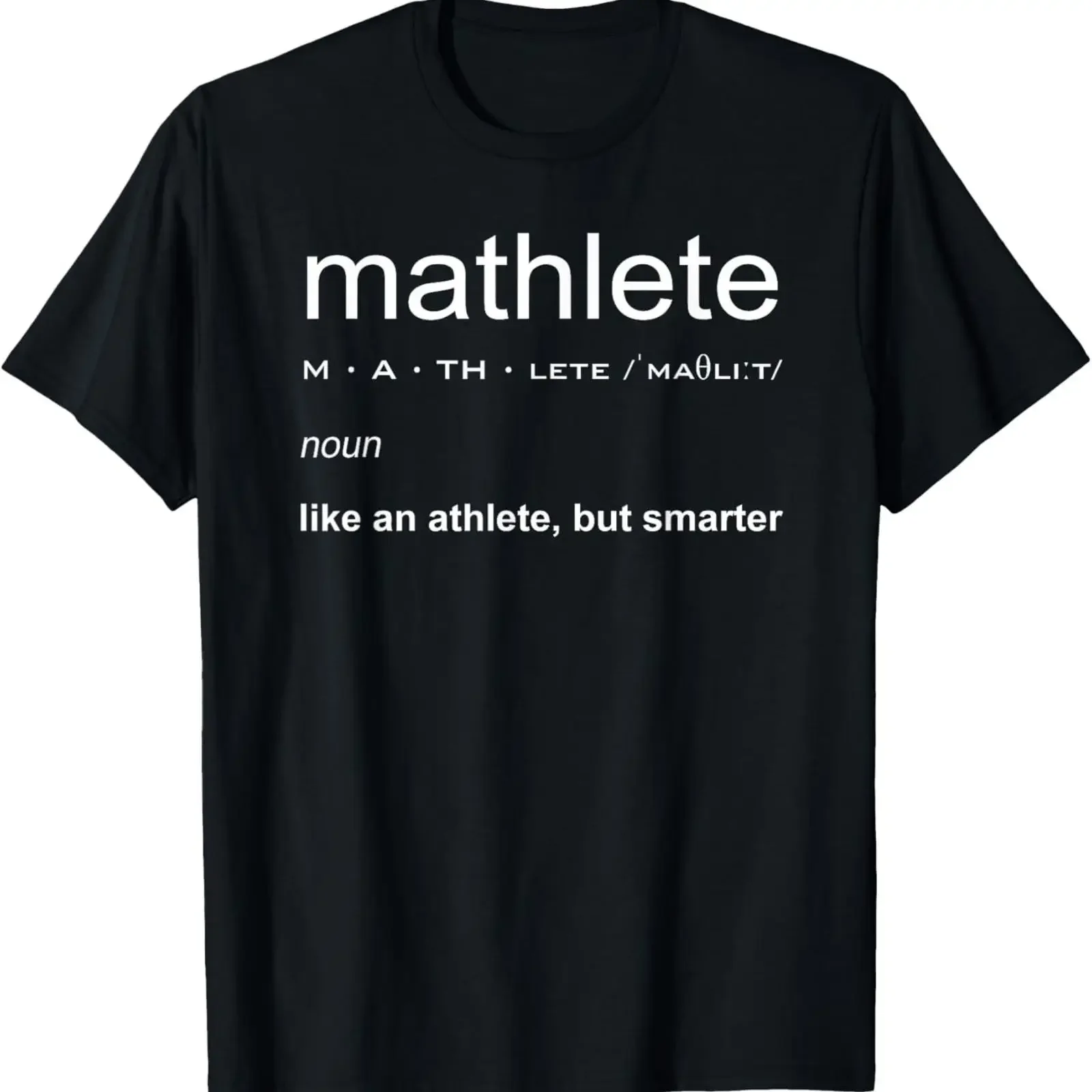 Mathlete Definition Nerd Geek Math s Funny T Shirt vintage Washed Top For Everyday Wear Casual Soft fashion Stylish Comfortable