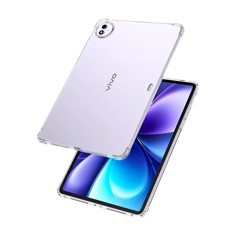 

For Vivo Pad6 Pro 2026 Case 13.2inch Anti-drop Airbag Soft Silicone Cover Transparent Funda vivo pad 6 Pro 13.2"TPU Tablet shell