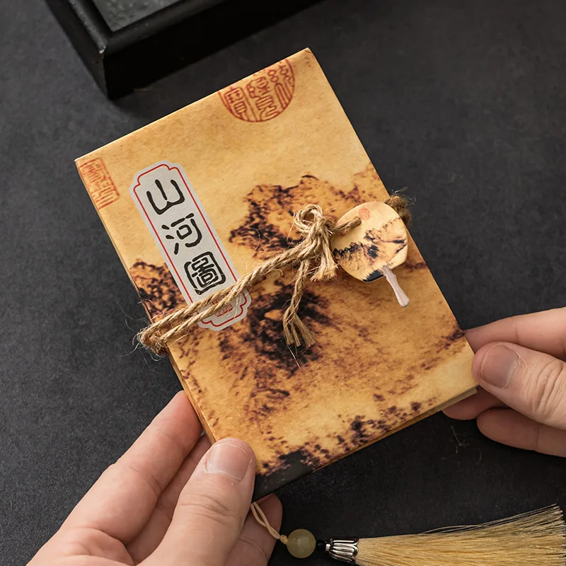 Antique DIY Fan Shaped Book Lantern Student Handmade Material Package National Style Atmosphere Nightlight Ins