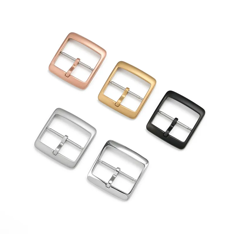 316 Stainless Steel Watch Clasp Pin Buckle Metal Clasp Watchband Repair Accessories 16mm 18mm 20mm 22mm 24mm