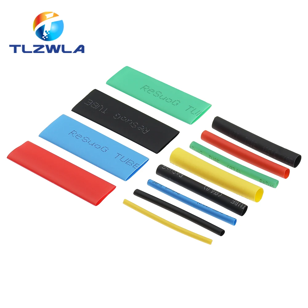 530Pcs Color Weatherproof Heat Shrink Sleeving Tubing Tube Assortment Kit Electrical Connection Electrical Wire Wrap Cable