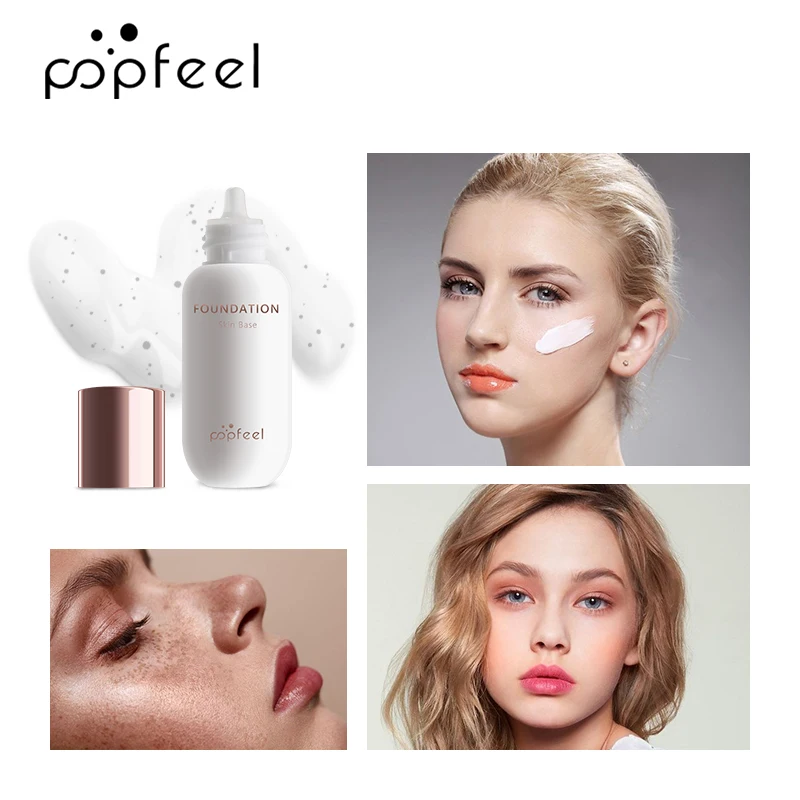 POPFEEL 30ml Face Foundation Color Changing Liquid Foundation Oil-control Concealer Hydrating Lasting Facial Makeup Base Cream