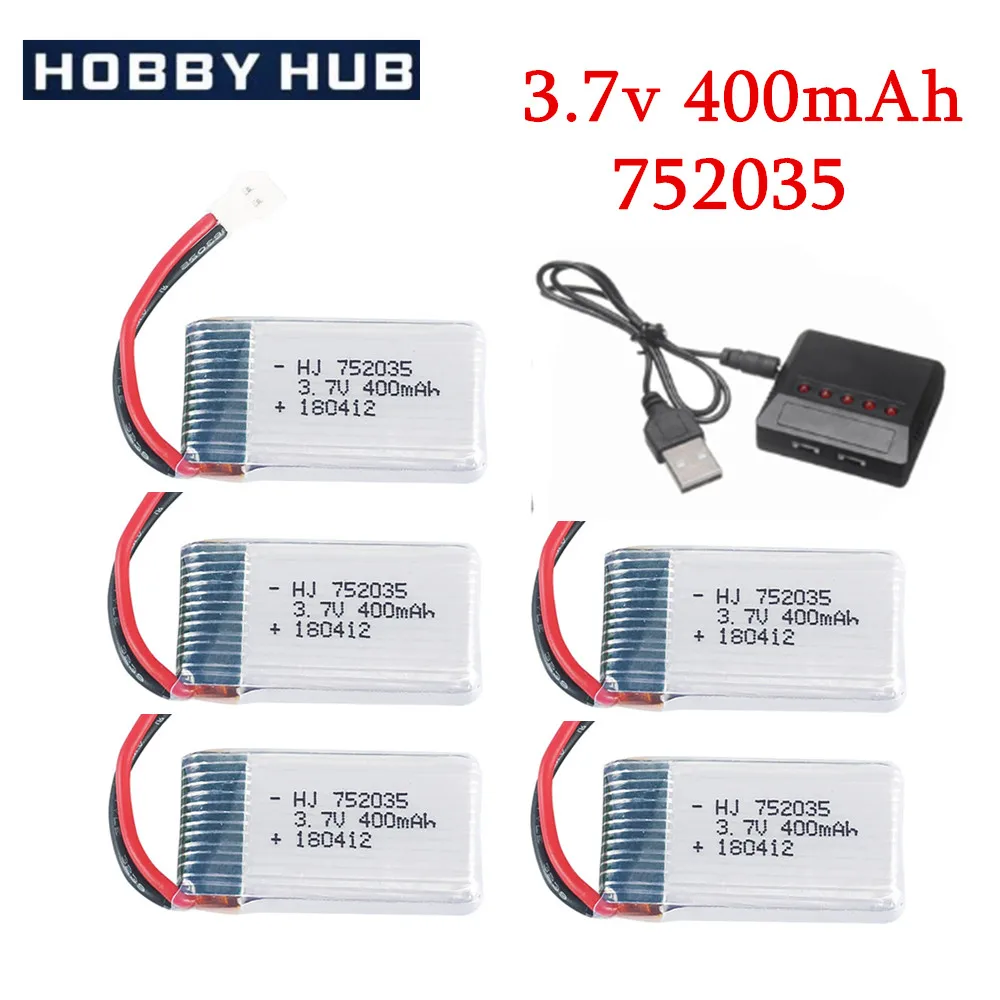 3.7V 400Mah Lipo Ba…