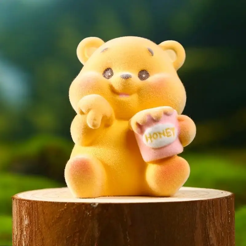 

Cartoon Bear Resin Blind Box Toy Sweet Food Theme Animal Desktop Decoration Collectible Trendy Creative Design for Kids & Adults