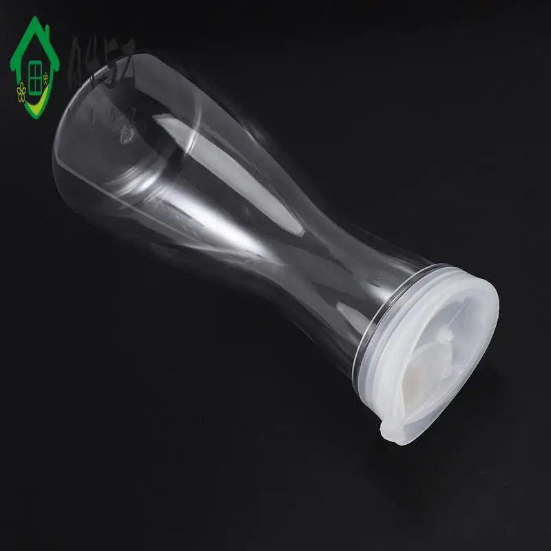 

A45Z-2Pcs Plastic Water Carafes With White Flip Tab Lids- Food Grade & Recyclable Shatterproof Pitchers - Juice Jar