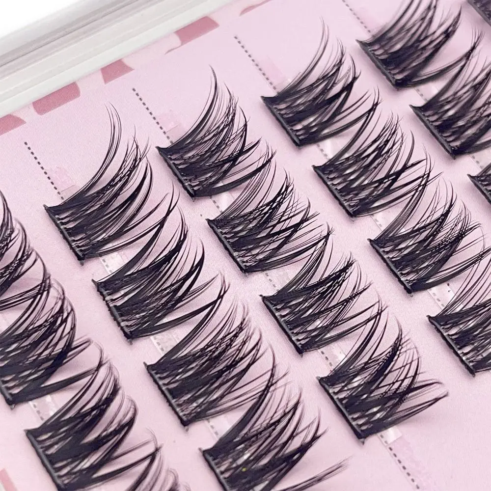 Grappes de cils auto-adhésives, aucune colle nécessaire, grappes de cils auto-adhésives réutilisables, vaporeux naturels