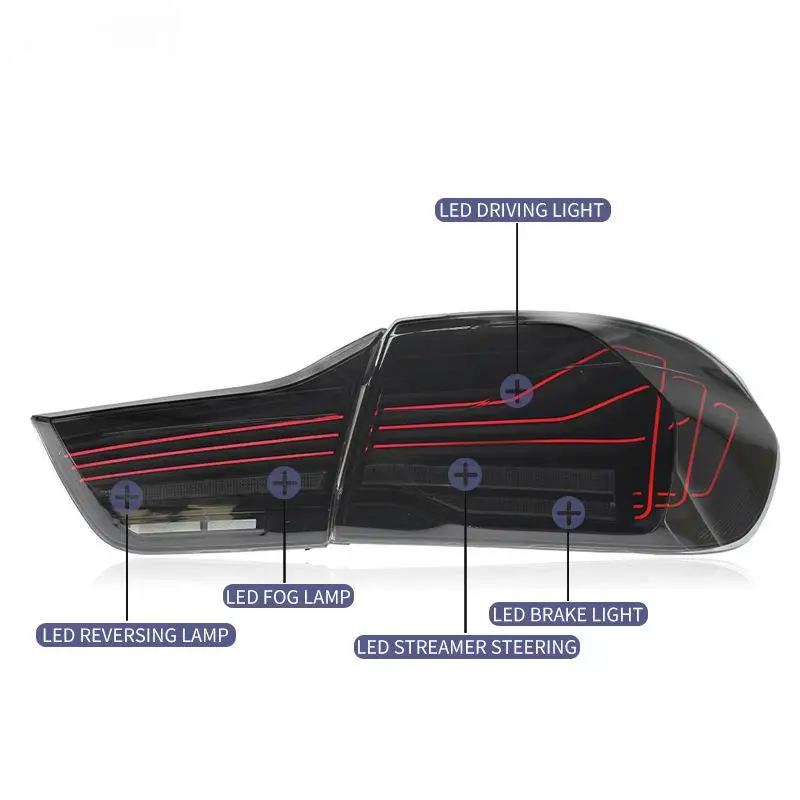 LED Tail Light For BMW 4 Series M4 CLS  F32 F33 F36 F82 425i 2013-2019 Tail Lamp Daytime Running Light Automotive Accessories