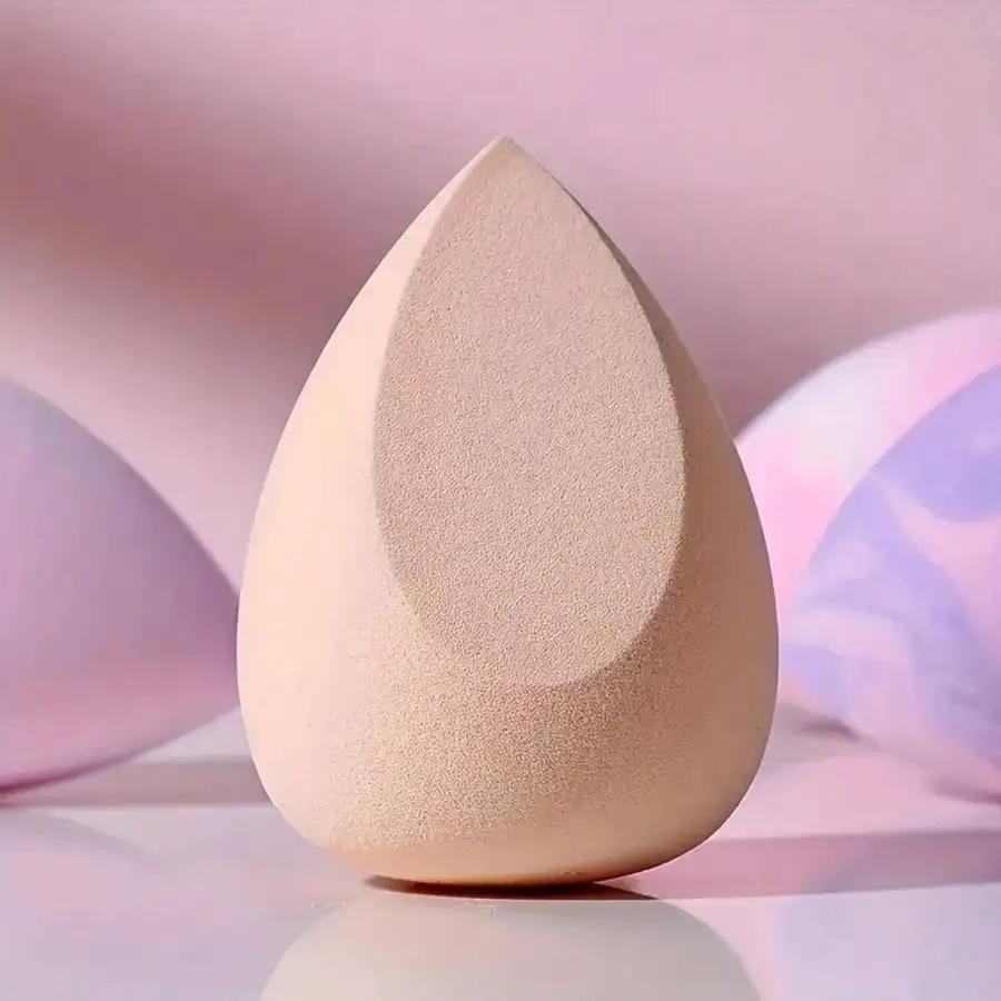 1pc Random Color Multifunctional Cosmetic Sponge Wet And Dry Dual Use Teardrop Makeup Blender For Liquid Foundation BB Cream Powder Soft Alcohol Free Beauty Sponge