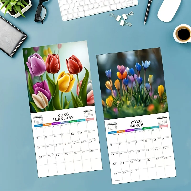 January–December 2026 Monthly Calendar: Watercolor Birdsong Crafted for nature enthusiasts who cherish floral scents and birdson