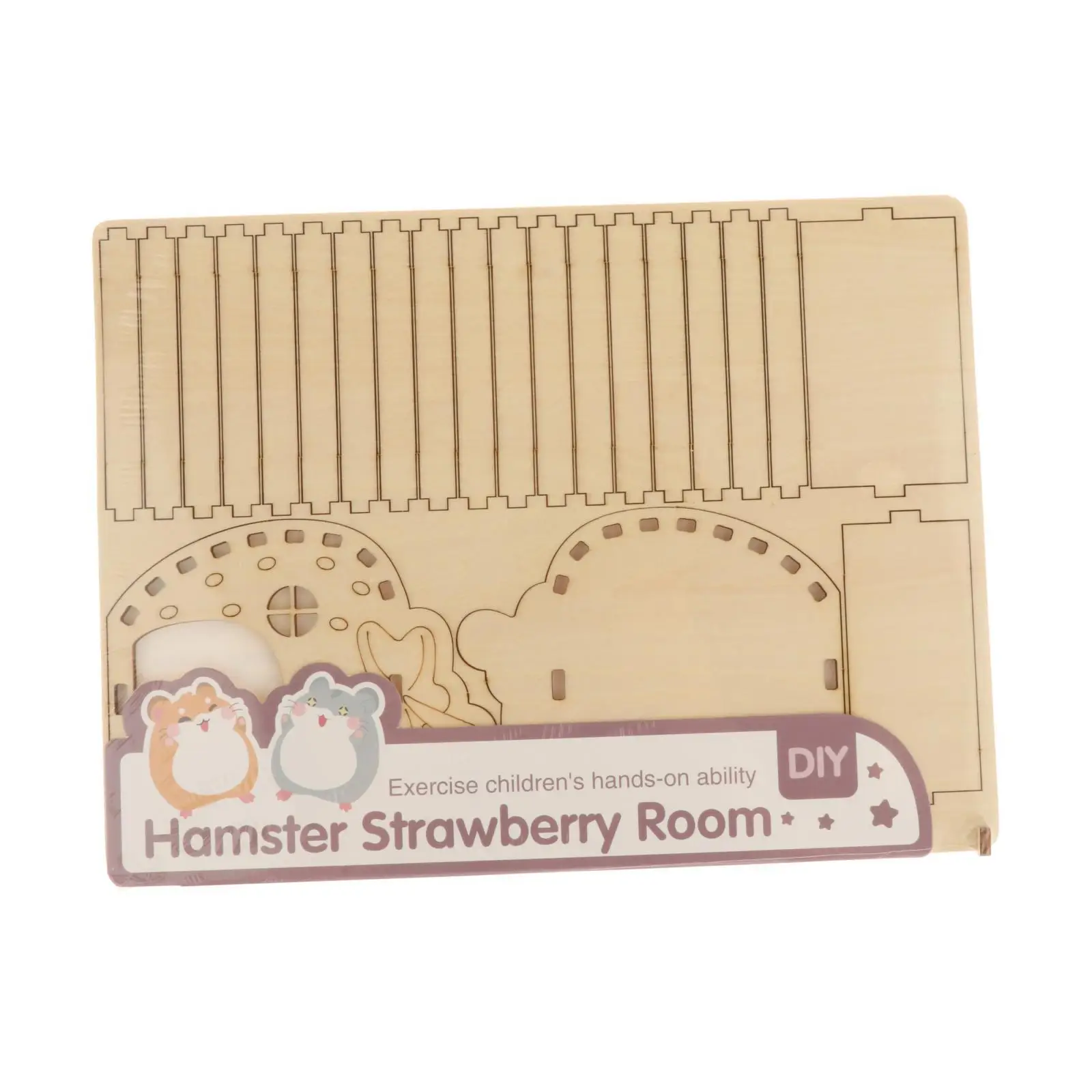 Petite échelle d'escalade pour hamster, maison en bois créative, jouet de puzzle, cacommuniste