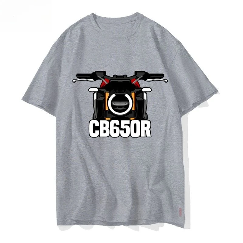 هوندا الذهب الجناح CB650R غير المزدوج دراجة نارية ركوب الدراجات النارية تي شيرتات قصيرة الاكمام الرجال والنساء ملابس نصف كم