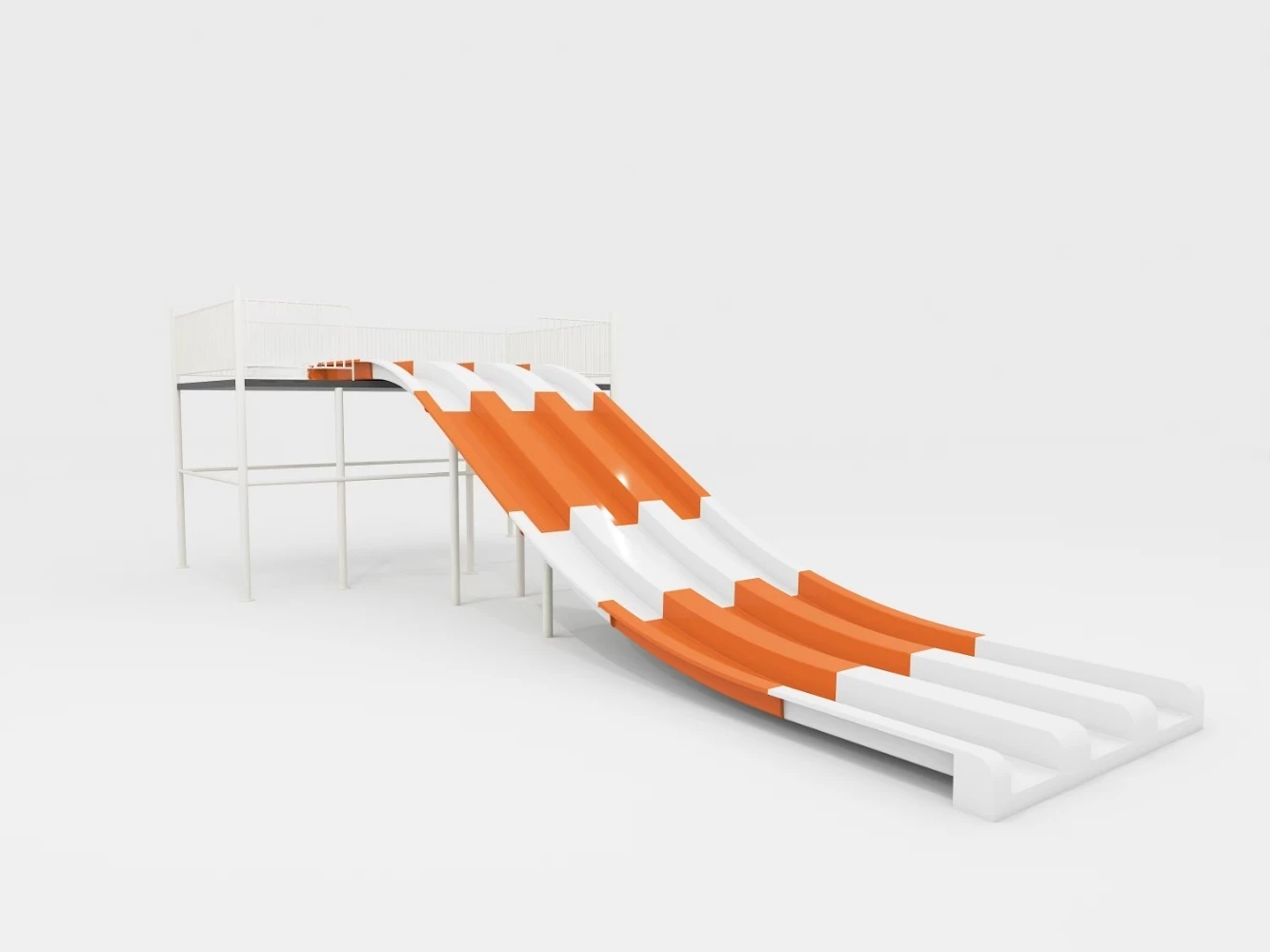 Outdoor Large Water Slide  Equipment  for Swimming Pool