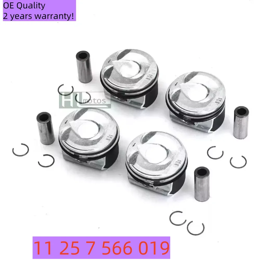 Набор поршневых колец с длительным сроком службы, 4 цилиндра, большой размер +0,50 мм для MINI Cooper S JCW R55 R56 R57 R58 R59