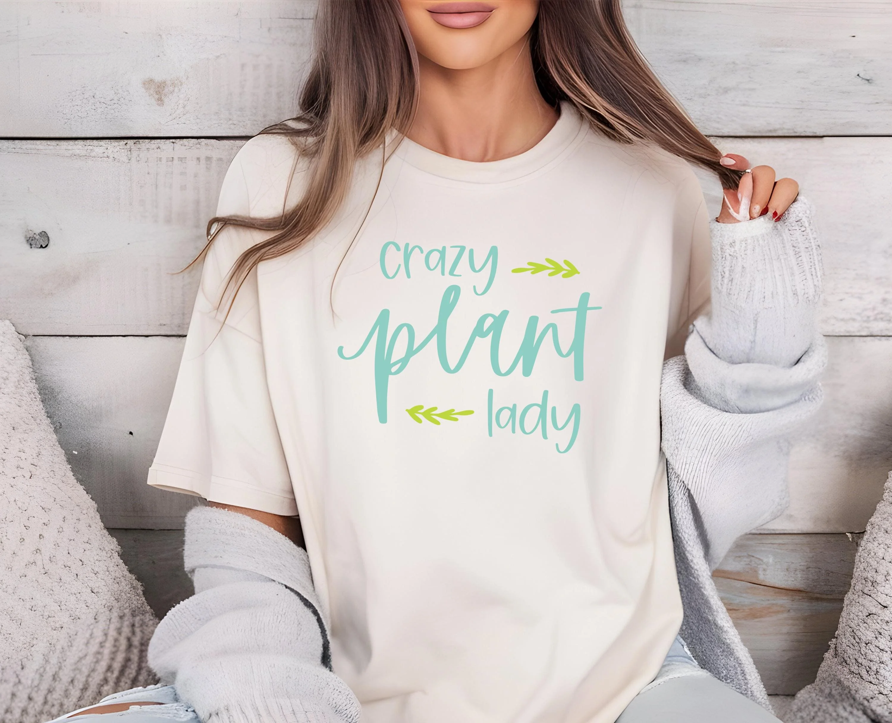 Crazy Plant Lady T Shirt Lover Mom Botanical For Gardeners