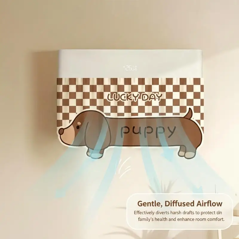 Bedroom Privacy Curtain 1Pc Animal Cartoon Self-Adhesive Door Partition Easy to Use