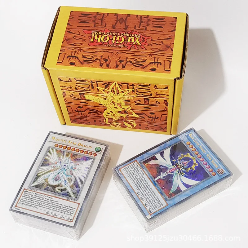 

Yu Gi Oh Anime Game Accessories DIY English Cards Full Flash 112 Non Repetitive Collection Toys Boy Hobbies Birthday Gifts