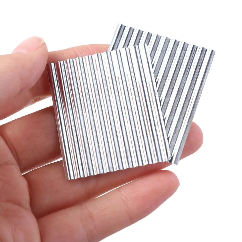 1:35 Scale Miniature Corrugated Tile Building Making Layout Kits Scenery Steel Shed Scene Simulation Modeling Materials