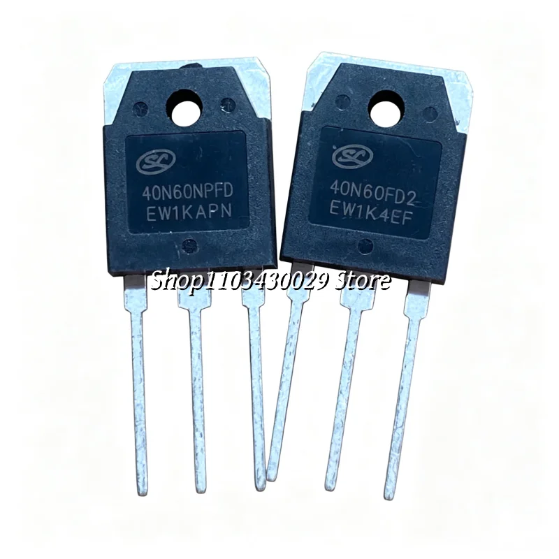 10 piezas Originales 40N60NPFD 40N60FD2 40A 600V Transistor IGBT de Potencia TO-3P para Variador de Frecuencia