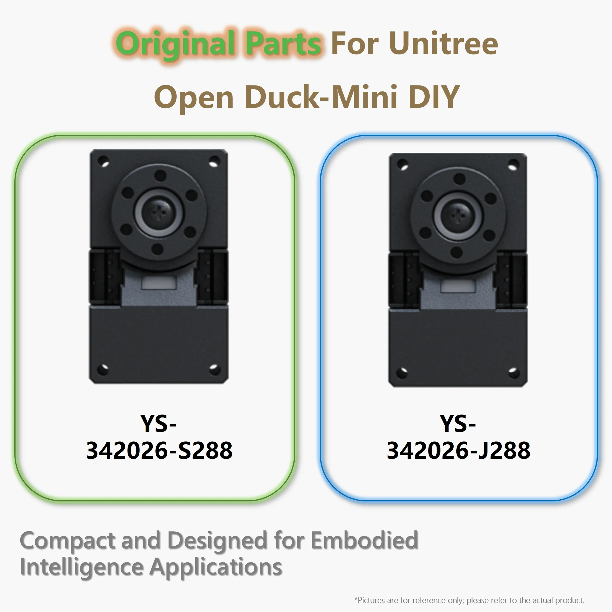 Ori'ginal for Unitree Brushless Digital Servo S288/J288, Duck High-Torque Robot Joint Motor for Open Duck-Mini DIY 3D Printer