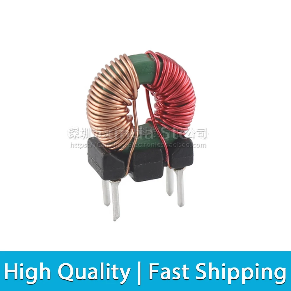 5pcs Vertical Toroid 953 Magnetic Ring Common Mode Inductor Wire Wind Wound Coil Inductance 2A 470uH 1mH 2mH 3mH Power Filter