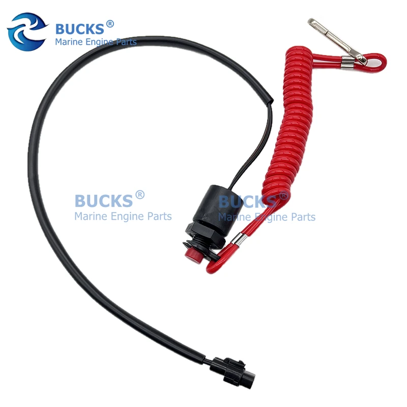 

37830-89L01 EMERGENCY & STOP Switch（line length45cm/17.7in）for Suzuki Outboard Motor