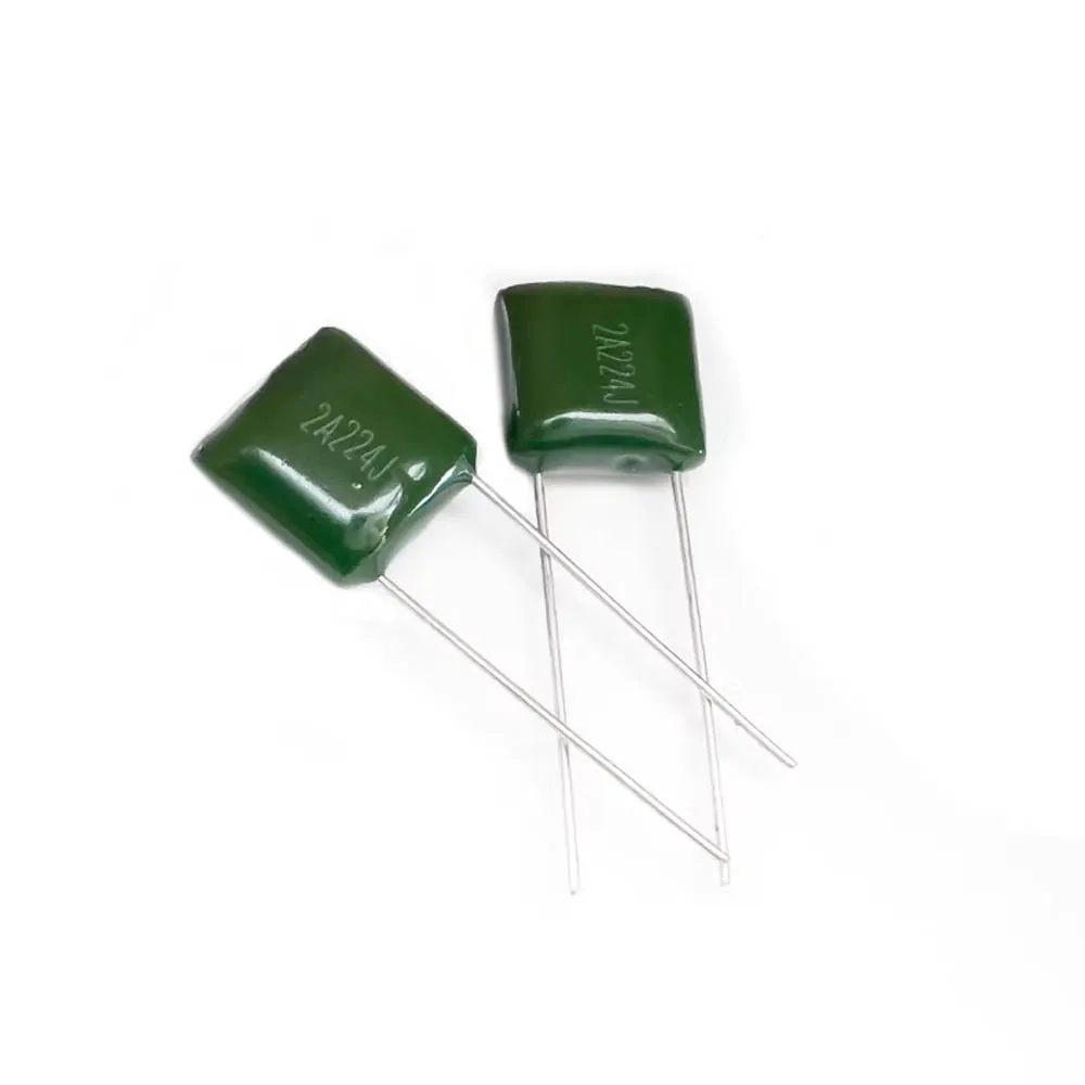 150pcs/lot 15Value Capacitor kit 100V 2A221J to 2A474J Polyester Film Capacitor Assorted Kit 0.47nF 0.68nF 1nF 2.2nF Capacitors