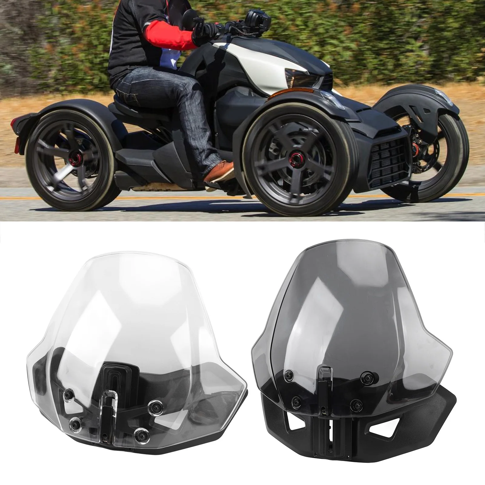 Sport  Enhance Visibility 219401032 Adjustable  Lightweight High Durability for Ryker 600 900  Sport