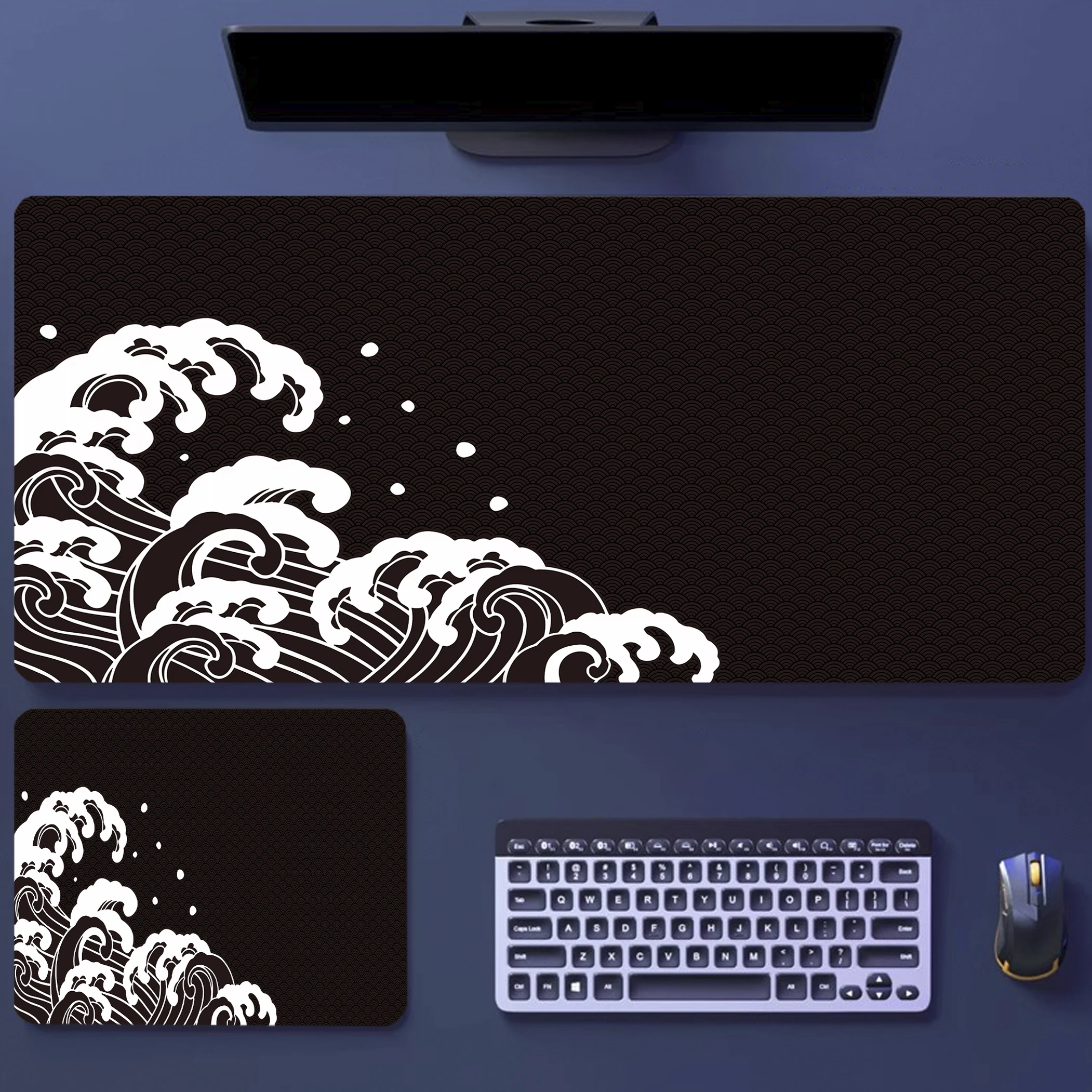 

Large Mousepad Great Wave Art Meka Mouse Pad 80x30cm Laptop Computer Desk Mat Pc Mouse Mat Rubber Gaming Accessories Rubber Pads