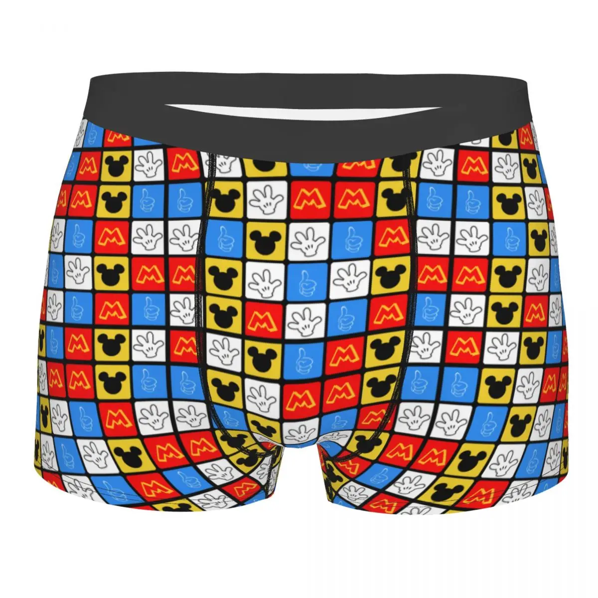 

Custom Mickey Mouse Anime Cartoon Underwear Male Printed Boxer Shorts Panties Briefs Soft Underpants