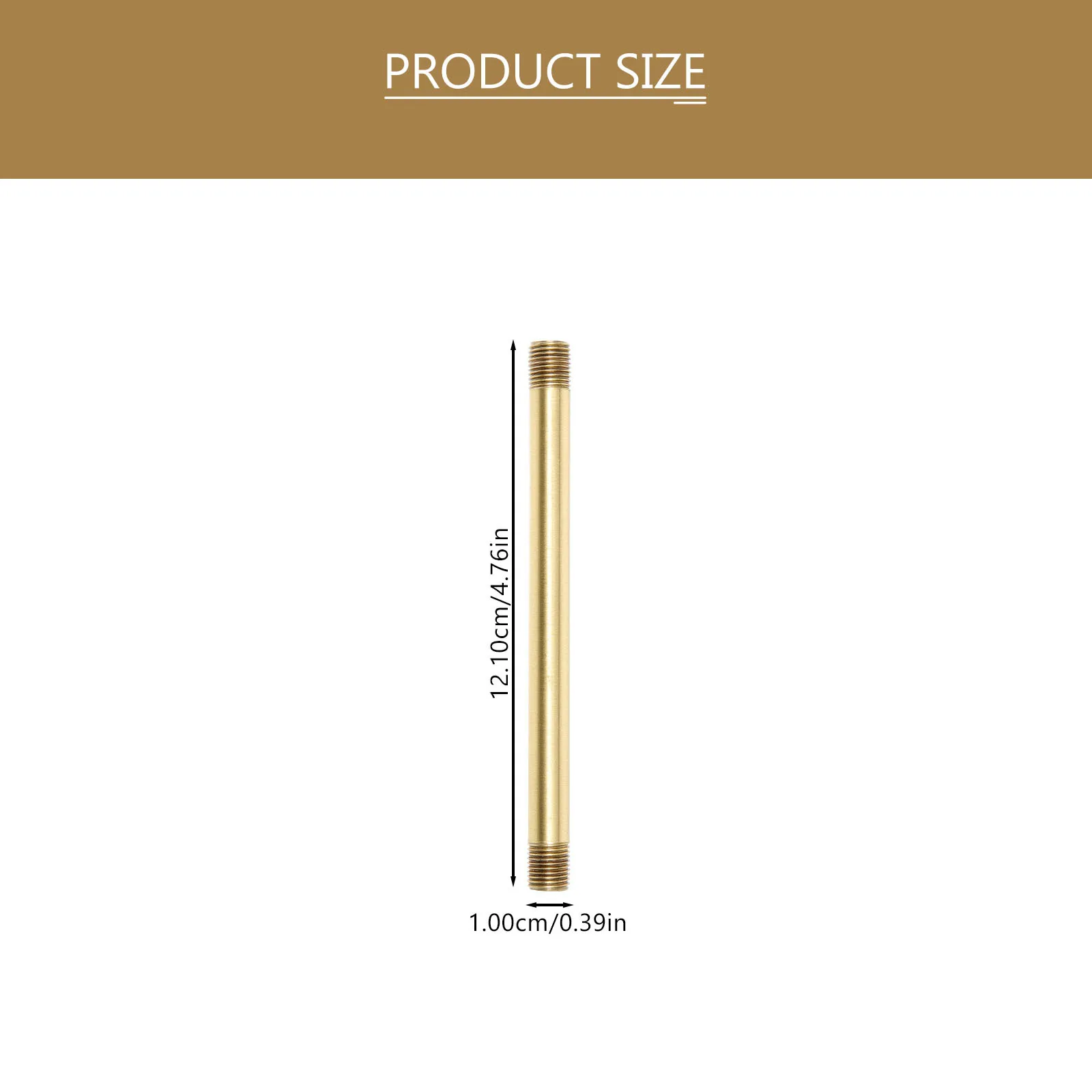 النحاس مستقيم مصباح الجذعية جوفاء تركيبة إضاءة جزء DIY مصباح صنع إصلاح استبدال تركيبة إضاءة Downrods