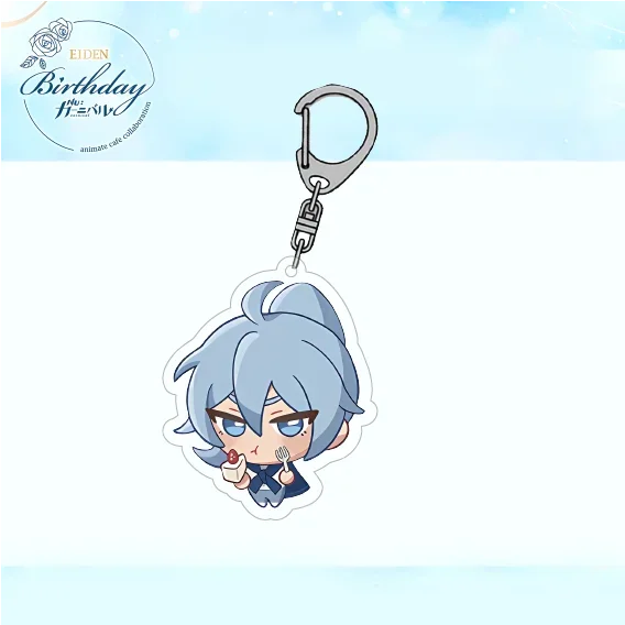 2025 أنيمي الكرتون الشكل مفتاح سلسلة كيرينغ نو: كرنفال ياكومو أوليفين لطيف صغير تأثيري سلسلة مفاتيح مصنوعة من الأكريليك لطيف itabag قلادة