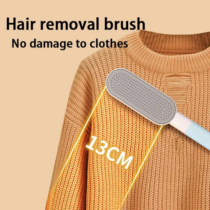 Reusable Lint Remover Brush With Ergonomic Handle For Clothes, Pet Hair And Fabric Fuzz Removal