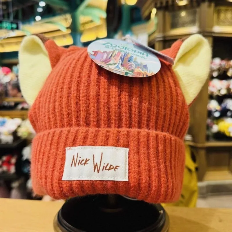 

Disney Hot Hat Anime Cute Trendy Personality Crazy Zootopia Judith Nick Couple Knitted Hat Winter Warm and Cold Protection Gift