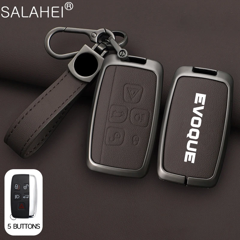 Car Smart Key Case Cover For Land Rover Range Rover Sport Evoque Freelander Velar Discovery 3 4 Elander Accessories Holder Shell