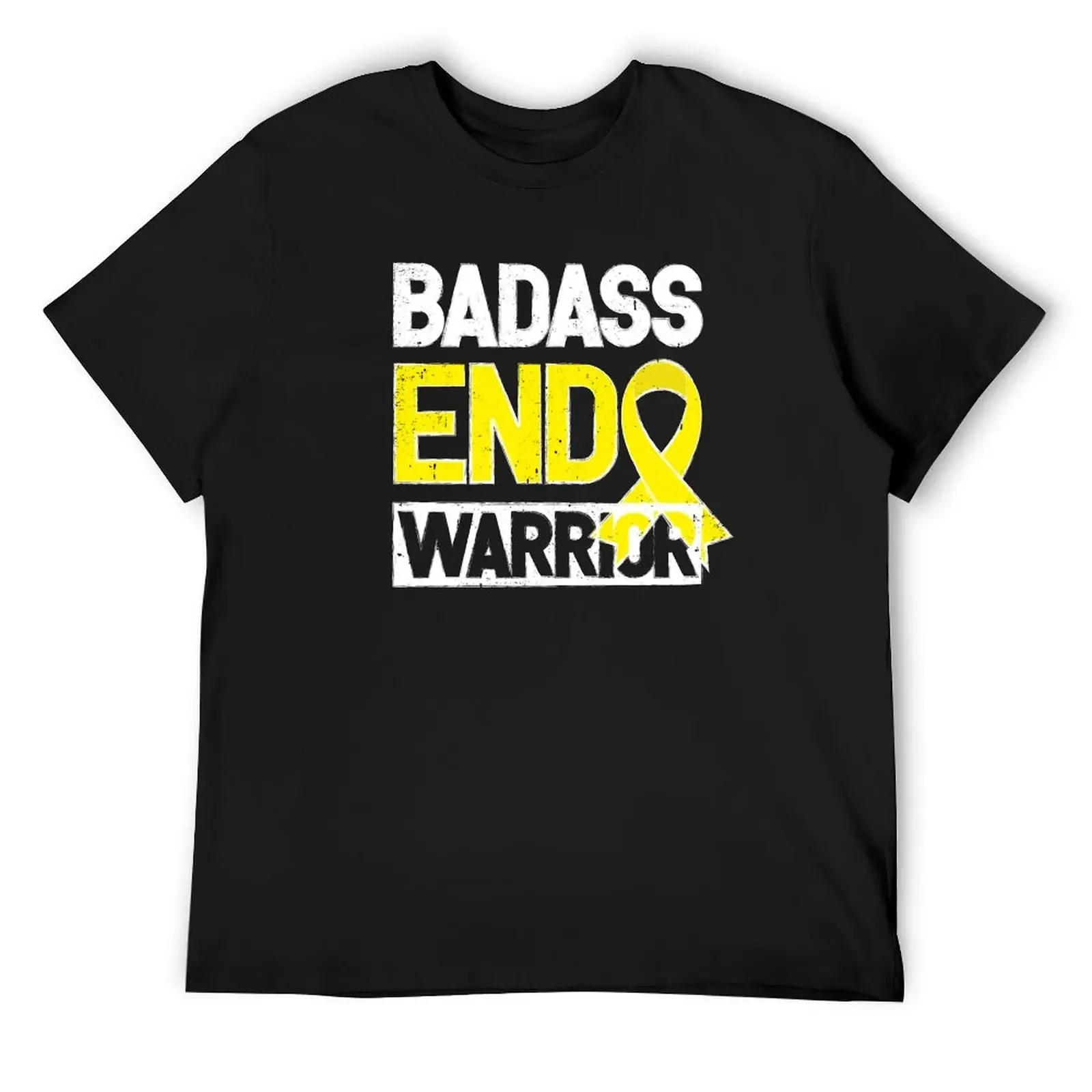 

Badass Endo Warrior Endometriosis Awareness T-Shirt graphic tee shirt boys whites funny meme t-shirts Short sleeve tee men
