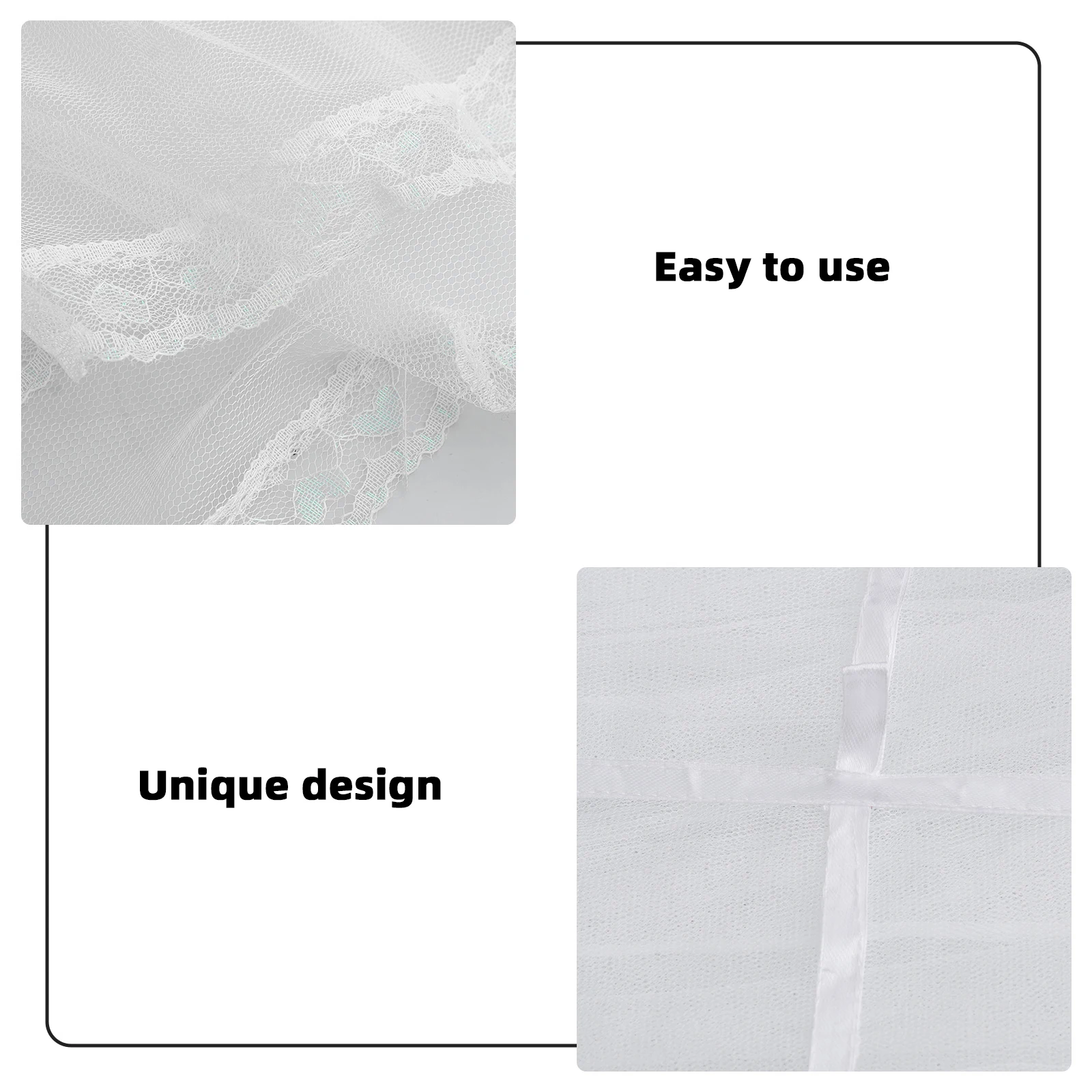 

Dome Window Curtain Mosquito Net for Sleeping Bed Canopy Bedroom Mesh Yarn Loft Repellent
