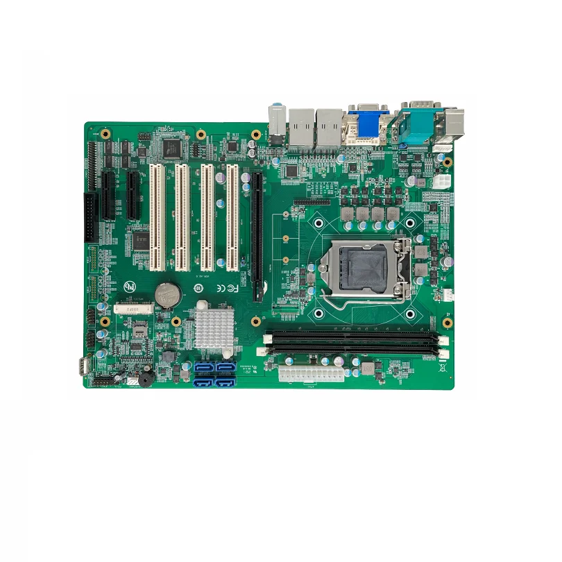 

Industrial ATX motherboard,6/7/8/9th Core i3/i5/i7 Processor, H110 Chipset, 2*COM, 2*GLAN, 9*USB, 1xPCIE X16，2xPCIE X4，4xPCI