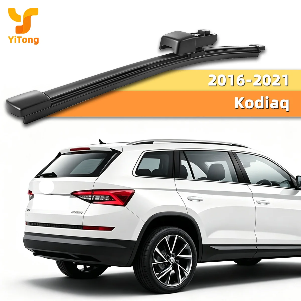 Yitong Passend für Skoda Kodiaq 2016-2021 Heckscheibenwischer Naturkautschuk Glatt Langlebig Geräuscharm Streifenfrei Ersatzteile