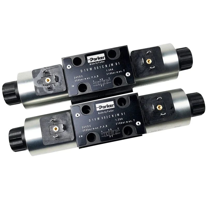 Parker D1VW Series Solenoid Directional Control Valves Sany Three-Position Four-Way Hydraulic Valves D1VW001CNJW91 D1VW002CNJW91