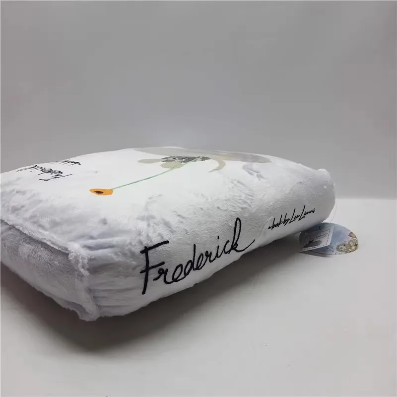 Novo bonito frederick o mouse travesseiro de pelúcia almofada crianças brinquedos de pelúcia para crianças